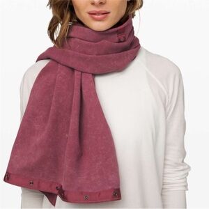 Lululemon Vinyasa Scarf *French Terry (Washed Plumful) new with tags! NWT